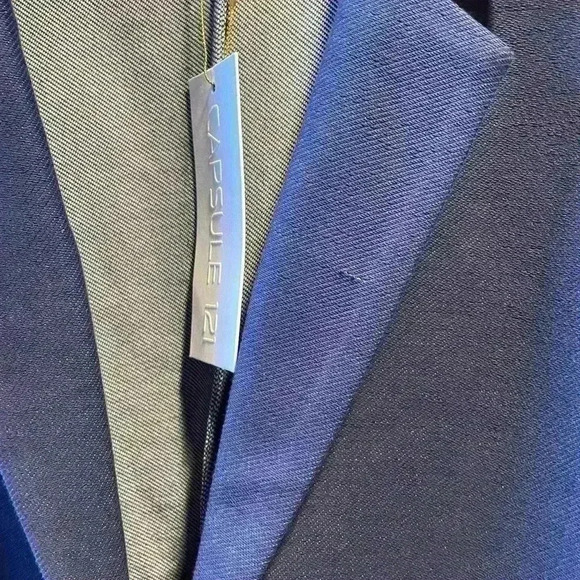 NWT Capsule 121 Denim Blue 'The Bellatrix' Jacket Basic Blazer Career Size XL - Picture 8 of 10